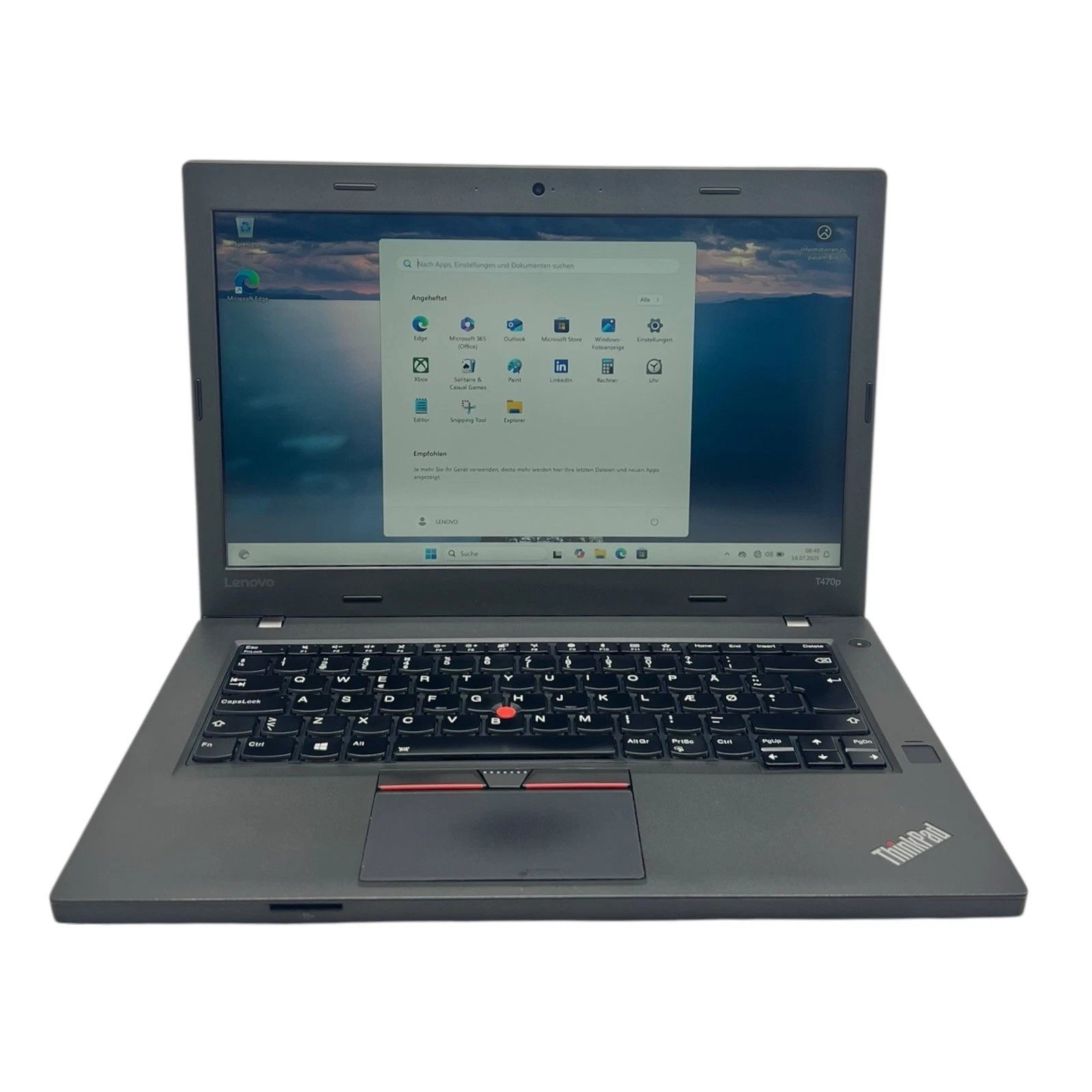 Lenovo ThinkPad T470P – Core i5 | 8GB RAM | 256GB SSD 6 Gen Laptop - UAE FREE Delivery.